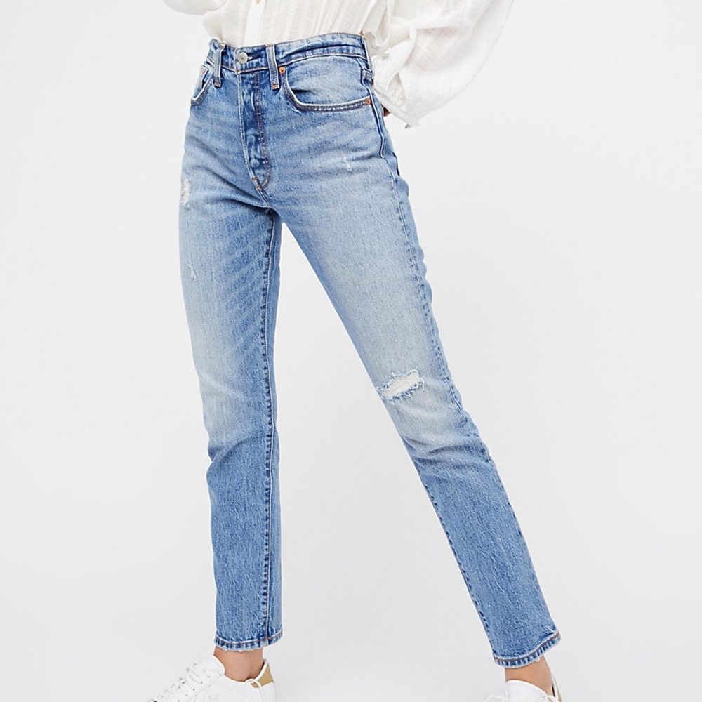 ✨SOLD✨NEW WITH TAGS Free People 501 Levi’s Size
